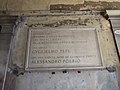 ヴェネツィア、かつてペペが住んでいた場所に設置された銘板