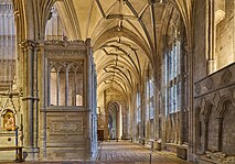 Early English vault in the aisles of the presbytery