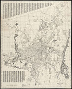 Map of Worcester, 1919