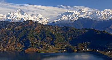 Anapurna from Pokhara.