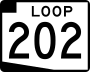 State Route 202 marker