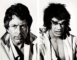 Bill Bixby en Lou Ferrigno in The Incredible Hulk