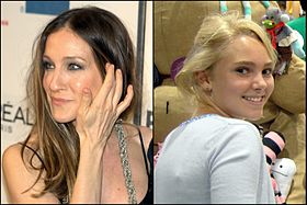 Sarah Jessica Parker et AnnaSophia Robb, interprètes de Carrie Bradshaw