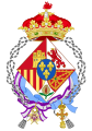 Coat of Arms as Infanta and widow (1968-1977)