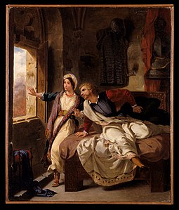 Rebecca et Ivanhoé blessé, 1823, Metropolitan, New York[21].