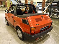 Polski Fiat 126p Cabrio – tył