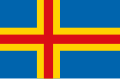 Drapeau d'Åland (État associé finlandais)