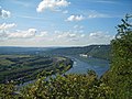 Blick von der Hohensyburg auf dem Syberg in Dortmund-Syburg auf den Hengsteysee