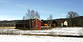 Forfatteren Hans Herbjørnsruds gård i Heddal Foto: Ottar Kaasa, Notodden, 2005