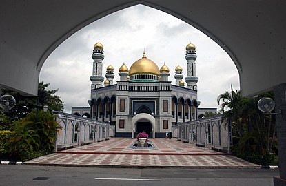 Jame' Asr Hassanil Bolkiah Mosque in Bandar Seri Begawan