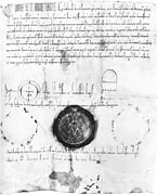 Lothair II of Germany, charter of 1125.jpg