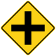 Zeichen W1-1 Gewöhnliche Straßenkreuzung