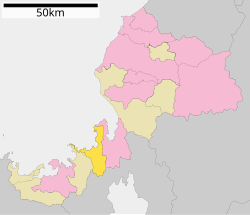 Lokasi Mihama di Prefektur Fukui