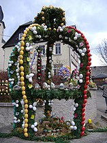 Osterbrunenn in Niederalbertsdorf, Sachsen 2010