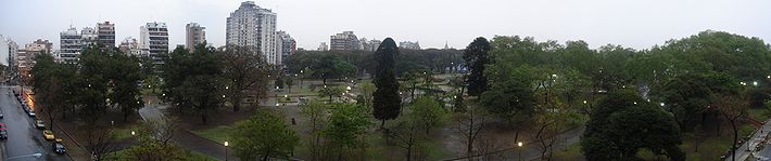 Panoramic view of Chacabuco Park