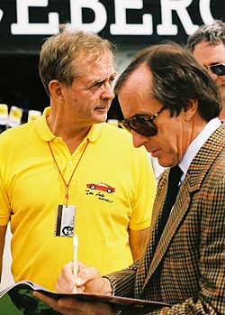 Phil Hill és Jackie Stewart 1991-ben