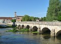 L'église et le pont sur la Saulx.