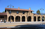 Estación Santa Bárbara, California (1902).