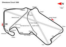 Silverstone Circuit in its 1999 configuration