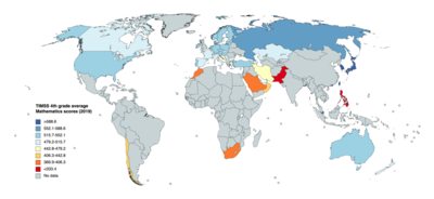 Ergebnisse von TIMSS 2019 in Mathematik (4. Schuljahr)