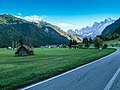 Valbruna et le massif du Montasch.