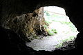 Blick aus dem oberen Höhlengang