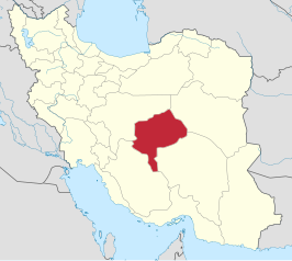 Kaart van Yazd