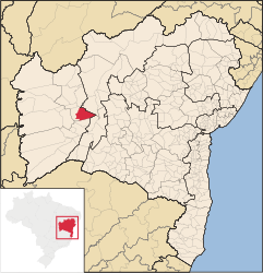 Brejolândia – Mappa