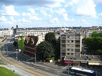 L'ensemble des Quatrans, vue depuis le château.