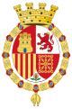 Coat of Arms of Spain, 1868-1870 / 1873–1874 Used on Head of State's Seal, Bizarre Variant