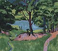 Ernst Ludwig Kirchner "Bohemian Lake" 1911