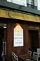 Plaque commémorative de l’assassinat de Jean Jaurès au café Croissant, à Paris.