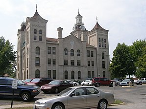 Das Knox County Courthouse in Vincennes, gelistet im NRHP