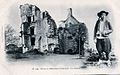 Les ruines de Rustéphan et un vétéran (carte postale Villard datant de 1903)
