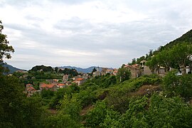 A view of the old village of Levie