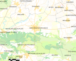 Saint-Rémy-de-Provence – Mappa