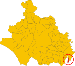 Calcata – Mappa