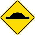 (W14-4) Road bump (1987–2016)