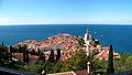 Panoramic view of Piran,  Slovénia