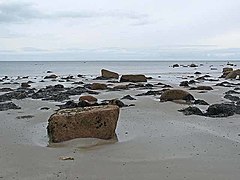 Rocky beach south of Carne Strand - geograph.org.uk - 3154752.jpg