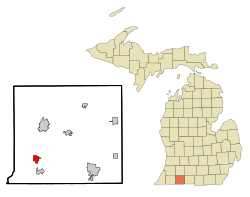 Location of Constantine, Michigan