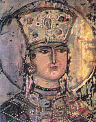 Freska s prikazom Tamare