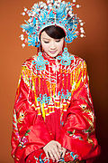 Klambi pengantin tradisional Tionghoa, gaya Dinasti Qing