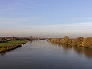 Fluss de Maas zwischen Gennep und Oeffelt