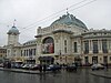 Facade of the Vitebsky Rail Terminal in Saint-Petersburg