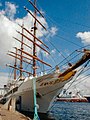 Sea Cloud II im Hafen von Kiel Sea cloud II in the port of Kiel