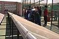 Image 3Participants in a workshop on sustainable development inspect solar panels at Monterrey Institute of Technology and Higher Education, Mexico City on top of a building on campus. (from Solar energy)