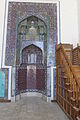 Le mihrab et le minbar de la mosquée Kalon.