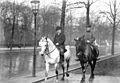 Bülow on his daily horseback ride in the Tiergarten, 1900