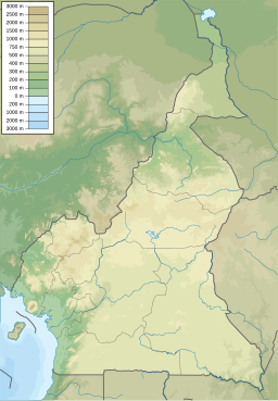 Location of Lagdo Reservoir in Cameroon.